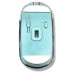 M9 Transparent Wireless USB + Bluetooth Rechargeable Mouse